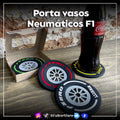 Cup Holder Set - Formula 1 Tires