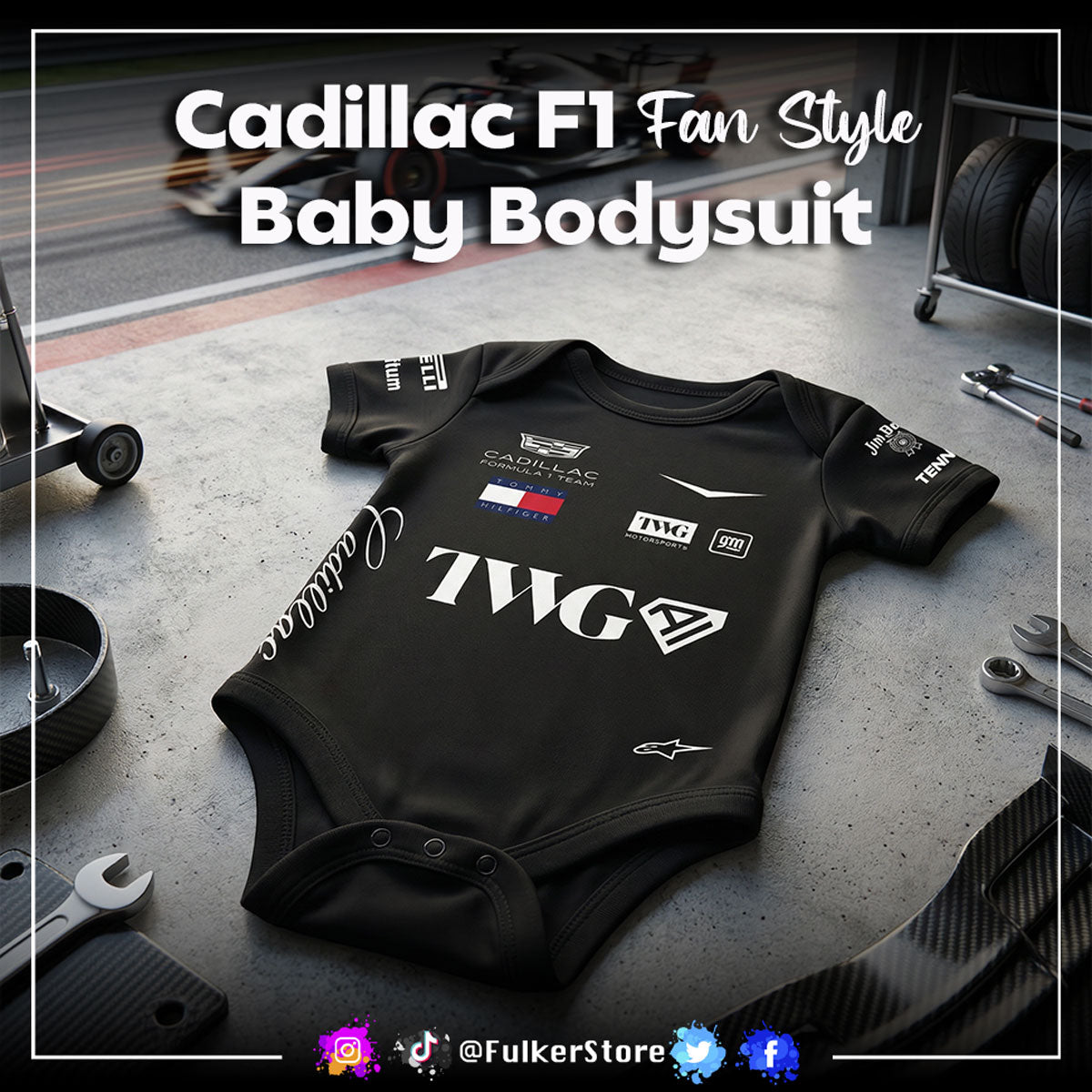 Body Bebé Fórmula 1 – Estilo Fan