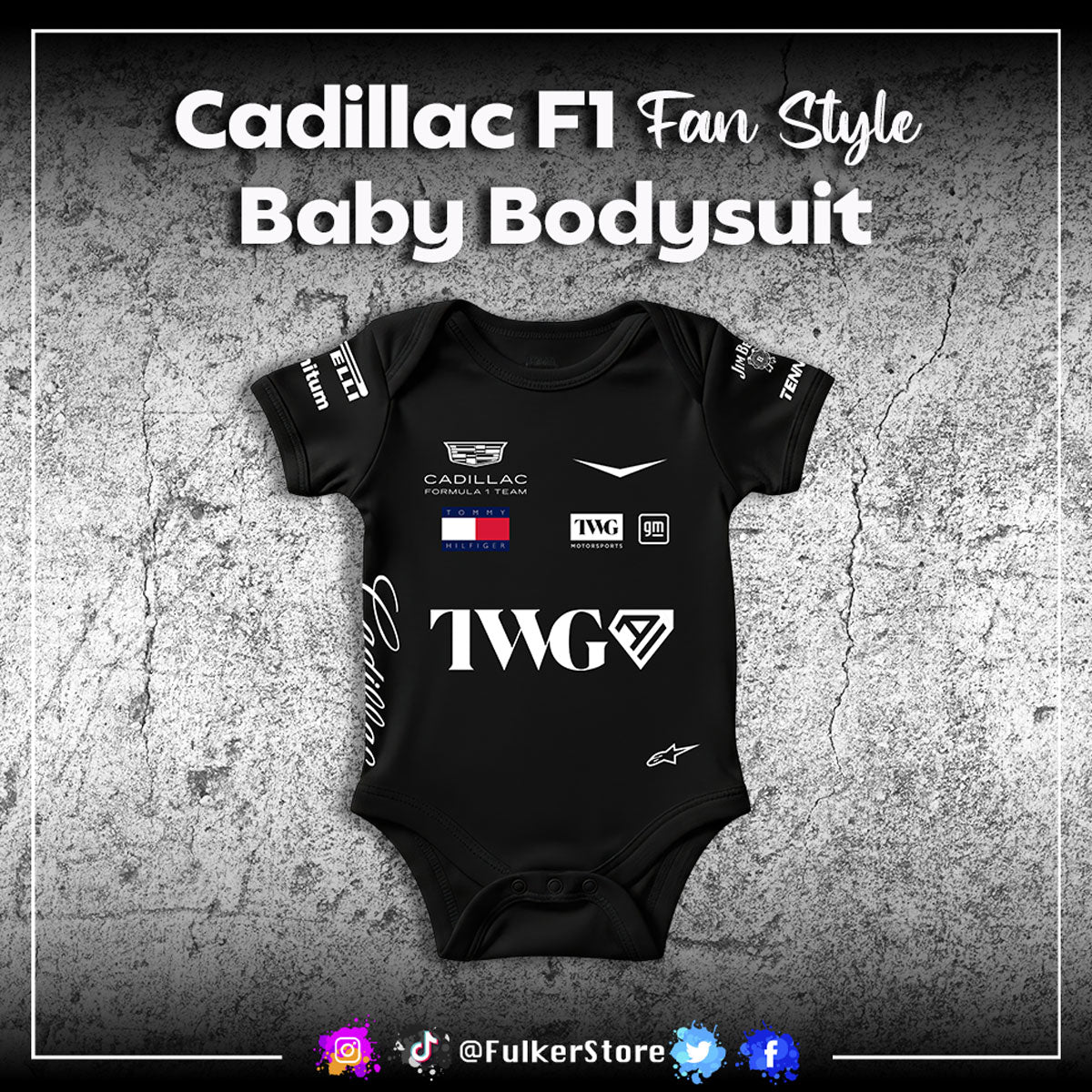 Body Bebé Fórmula 1 – Estilo Fan