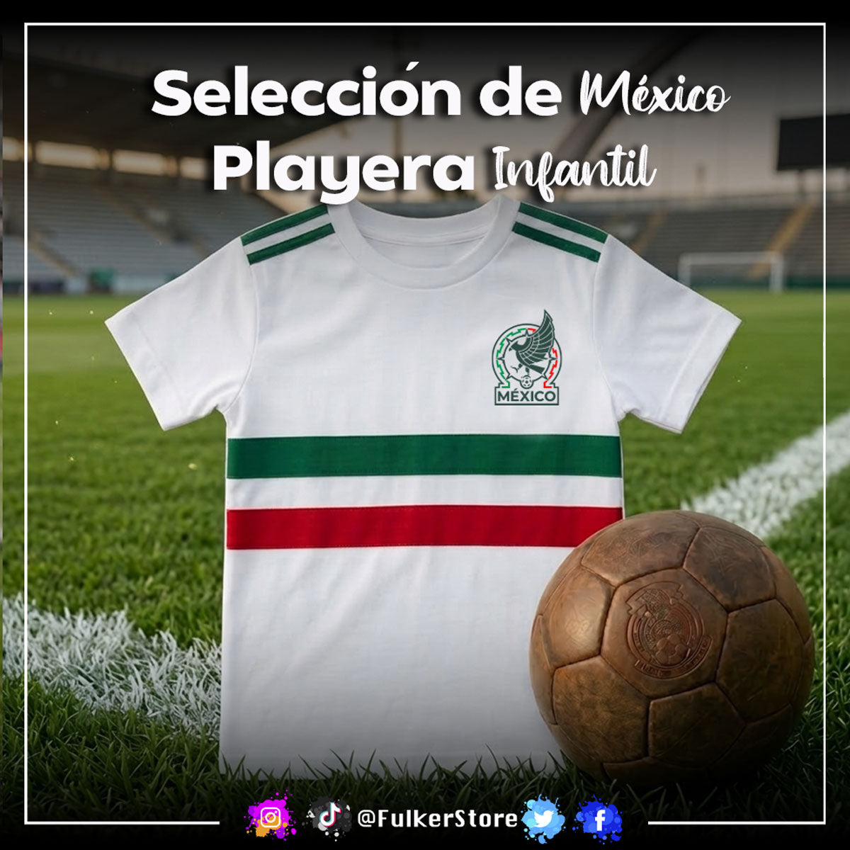 Playera Infantil – Selección de México